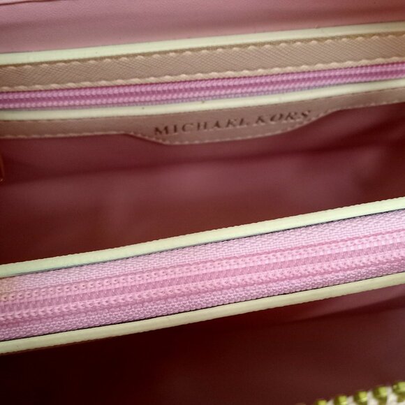 Michael Kors Cynthia Medium Saffiano Leather Satchel - Picture 4 of 5